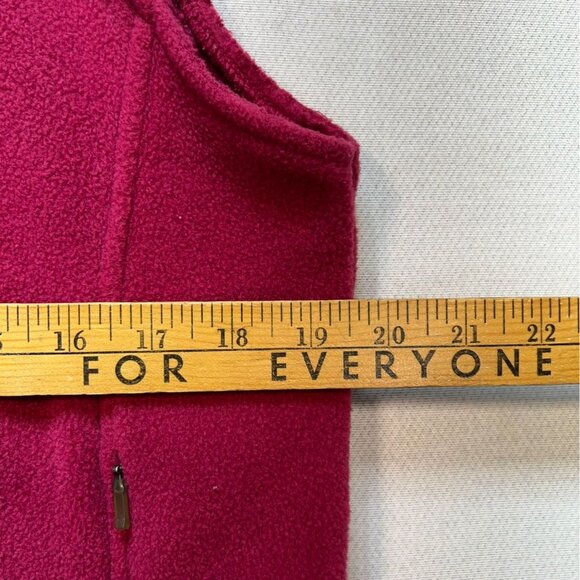 Columbia Women Interchange Fleece Vest Jacket Medium Fuchsia Red - Picture 7 of 10